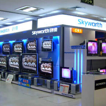 济南电脑展柜,数码展柜,电子产品展示柜设计工厂